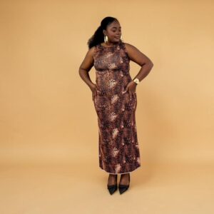 Vestido leopardo