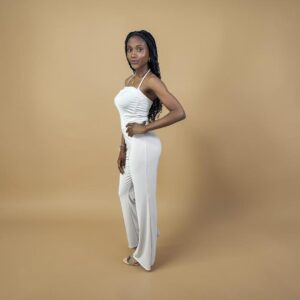 Mono simple Anne18 blanco